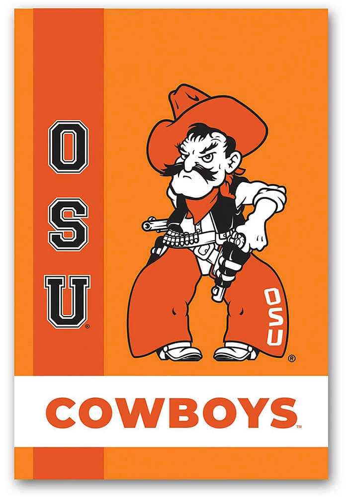 Oklahoma State Cowboys 2-Sided Garden Flag - Orange