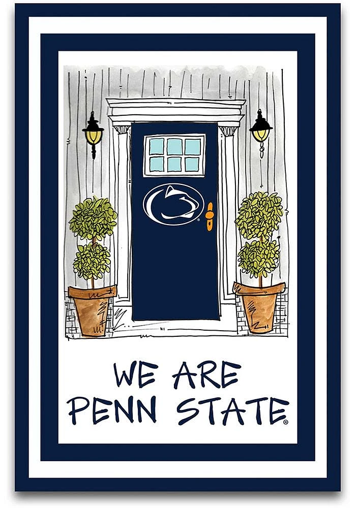 Penn State Nittany Lions 2-Sided Design Garden Flag - Blue
