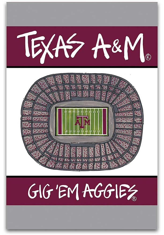 Texas A&M Aggies 2-Sided Garden Flag - Maroon