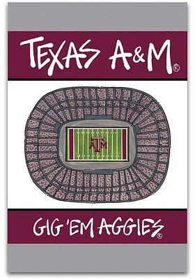 Texas A&M Aggies 2-Sided Garden Flag - Maroon