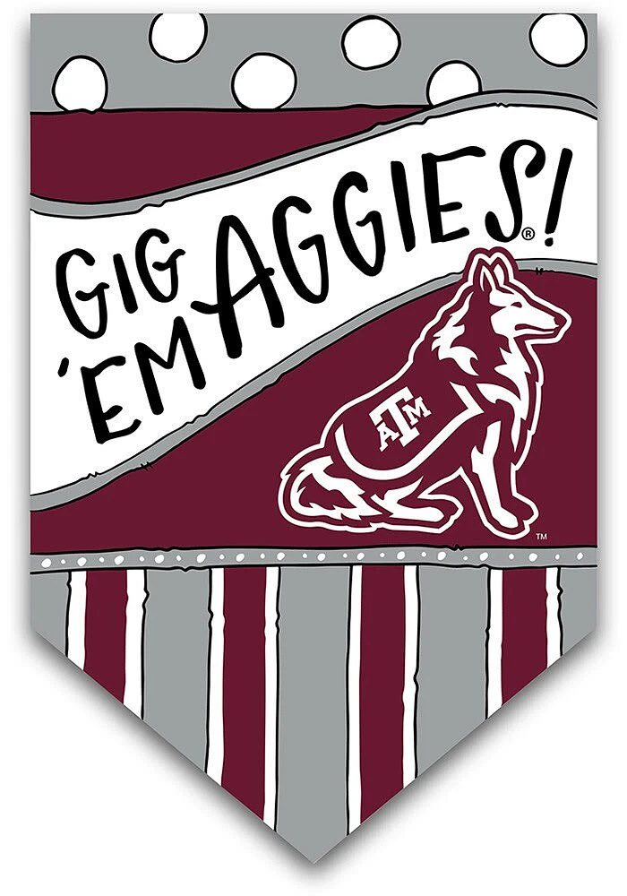 Texas A&M Aggies 2-Sided Design Garden Flag - Maroon