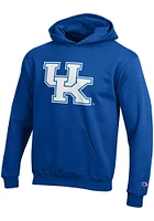 Champion Kentucky Wildcats Youth Blue Powerblend Long Sleeve Hoodie