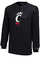 Champion Cincinnati Bearcats Youth Black Core Long Sleeve T-Shirt