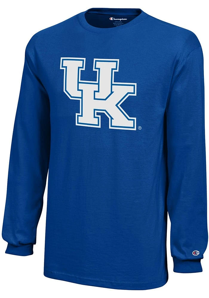 Champion Kentucky Wildcats Youth Blue Core Long Sleeve T-Shirt