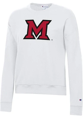 Champion Miami RedHawks Womens Powerblend Crew Sweatshirt