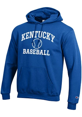 Champion Kentucky Wildcats Mens Baseball Powerblend Long Sleeve Hoodie