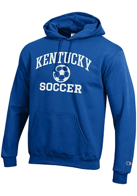 Champion Kentucky Wildcats Mens Soccer Powerblend Long Sleeve Hoodie