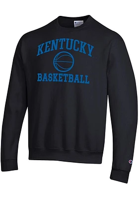 Champion Kentucky Wildcats Mens Baseball Powerblend Long Sleeve Crew Sweatshirt