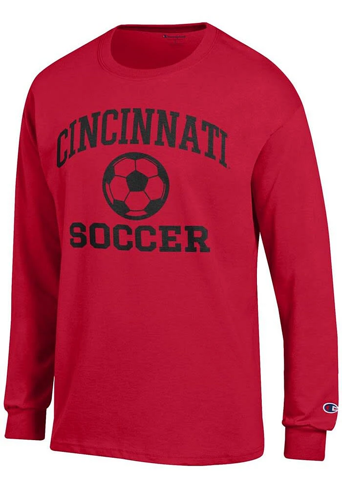 Champion Cincinnati Bearcats Soccer Jersey Long Sleeve T Shirt