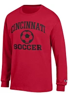 Champion Cincinnati Bearcats Soccer Jersey Long Sleeve T Shirt