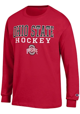 Champion Ohio State Buckeyes Hockey Jersey Design Long Sleeve T Shirt