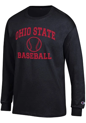 Champion Ohio State Buckeyes Baseball Jersey Long Sleeve T Shirt