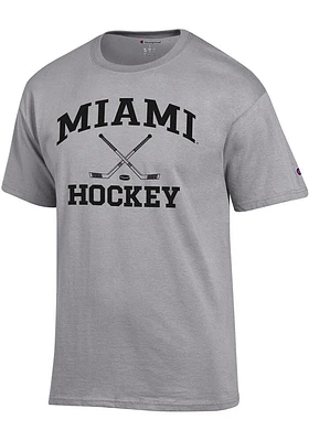 Champion Miami RedHawks Hockey Jersey Short Sleeve T Shirt