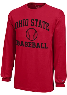 Champion Ohio State Buckeyes Youth Baseball Core Long Sleeve T-Shirt