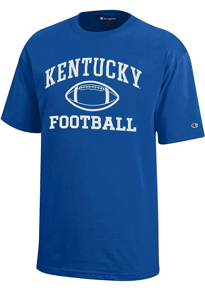 Champion Kentucky Wildcats Youth Blue Football Core Short Sleeve T-Shirt