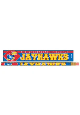 Kansas Jayhawks 6 Pack Pencil