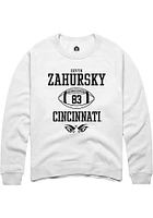 Devyn Zahursky Rally Mens Cincinnati Bearcats NIL Sport Icon Crew Sweatshirt