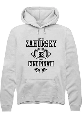 Devyn Zahursky Rally Cincinnati Bearcats Mens NIL Sport Icon Long Sleeve Hoodie