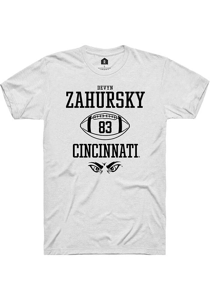 Devyn Zahursky Cincinnati Bearcats Rally NIL Sport Icon Short Sleeve T Shirt