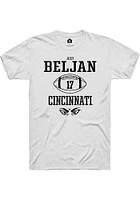 Joey Beljan Cincinnati Bearcats Rally NIL Sport Icon Short Sleeve T Shirt