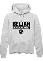 Joey Beljan Rally Cincinnati Bearcats Mens NIL Stacked Box Long Sleeve Hoodie