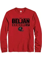 Joey Beljan Cincinnati Bearcats Rally NIL Stacked Box Long Sleeve T Shirt