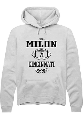 Judea Milon Rally Cincinnati Bearcats Mens NIL Sport Icon Long Sleeve Hoodie