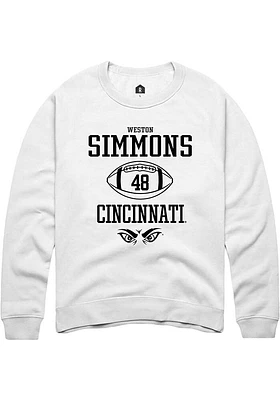 Weston Simmons Rally Cincinnati Bearcats Mens NIL Sport Icon Long Sleeve Crew Sweatshirt