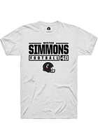 Weston Simmons Cincinnati Bearcats Rally NIL Stacked Box Short Sleeve T Shirt