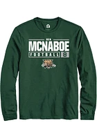 Ben McNaboe Ohio Bobcats Rally NIL Stacked Box Long Sleeve T Shirt