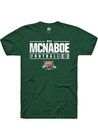 Ben McNaboe Ohio Bobcats Rally NIL Stacked Box Short Sleeve T Shirt