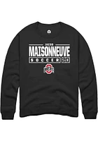 Jacob Maisonneuve Rally Ohio State Buckeyes Mens NIL Stacked Box Long Sleeve Crew Sweatshirt