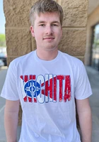 Wichita White City Flag Name Short Sleeve T Shirt