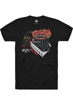 Rally Kansas City Black Nighttime Skyline Short Sleeve Fashion T Shirt