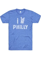 Rally Philadelphia Blue I Peep Short Sleeve Fashion T Shirt