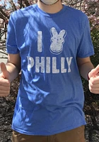 Rally Philadelphia Blue I Peep Short Sleeve Fashion T Shirt