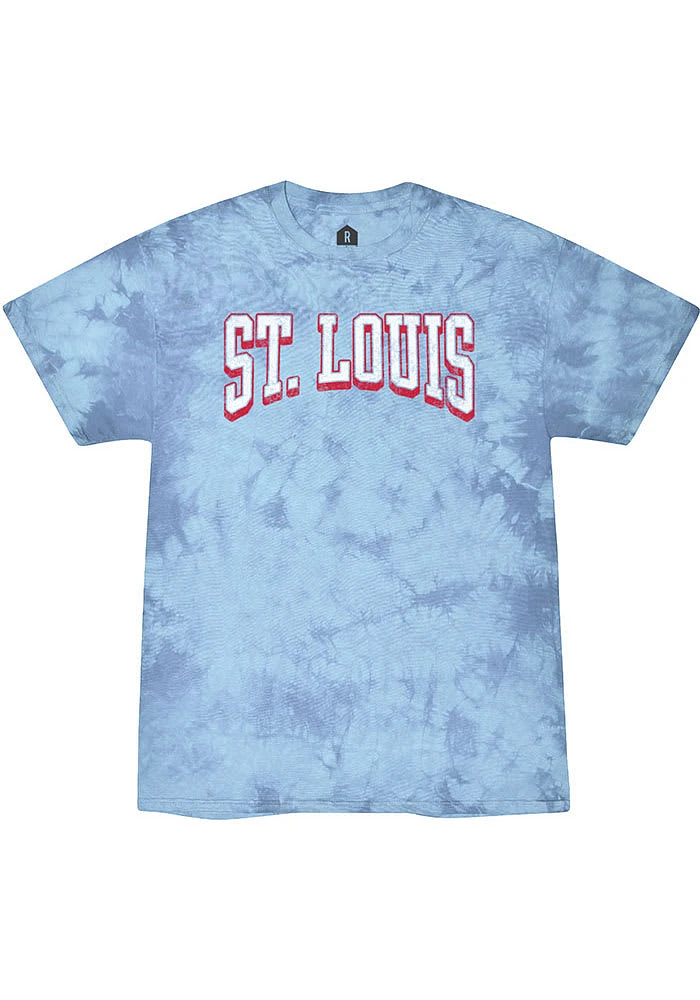 Rally St Louis Light Blue Bridge Arch Short Sleeve T Shirt