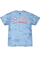 Rally St Louis Light Blue Bridge Arch Short Sleeve T Shirt