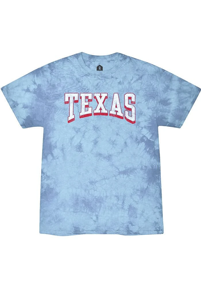 Rally Texas Light Blue Bridge Arch Short Sleeve T Shirt