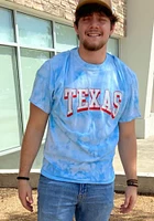 Rally Texas Light Blue Bridge Arch Short Sleeve T Shirt