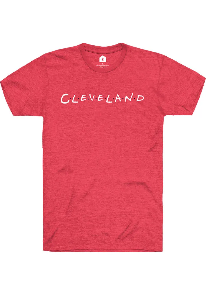 Rally Cleveland Red Dots Short Sleeve Fashion T Shirt