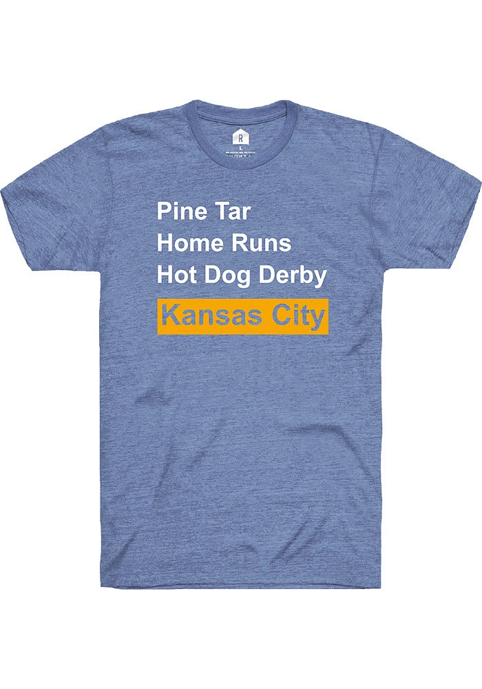 Rally Kansas City Blue Fan Favorites Short Sleeve Fashion T Shirt