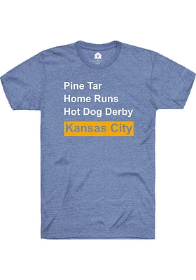 Rally Kansas City Blue Fan Favorites Short Sleeve Fashion T Shirt