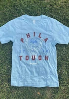 Rally Philadelphia Light Blue Phila Tough Short Sleeve Fashion T Shirt