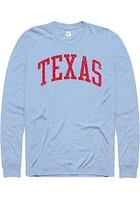 Rally Texas Light Blue Arch Long Sleeve T Shirt