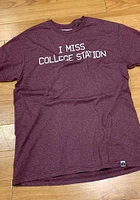 Rally Texas Maroon I Miss Short Sleeve Fashion T Shirt