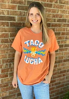 Rally Manhattan Orange Prime Logo Short Sleeve Fashion T Shirt
