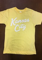 Rally Kansas City Youth Stacked Script Short Sleeve Fashion T-Shirt