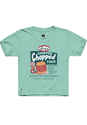 Rally Pittsburgh Youth Green Vintage Recipe Short Sleeve T-Shirt