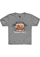 Rally Pittsburgh Youth Grey Sandwich Short Sleeve T-Shirt
